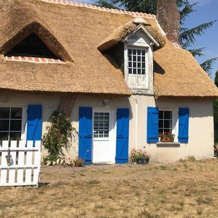 Chaumiere Avec Sa Toiture Recouverte De Chaume !!! Donnemain-Saint-Mames 외부 사진
